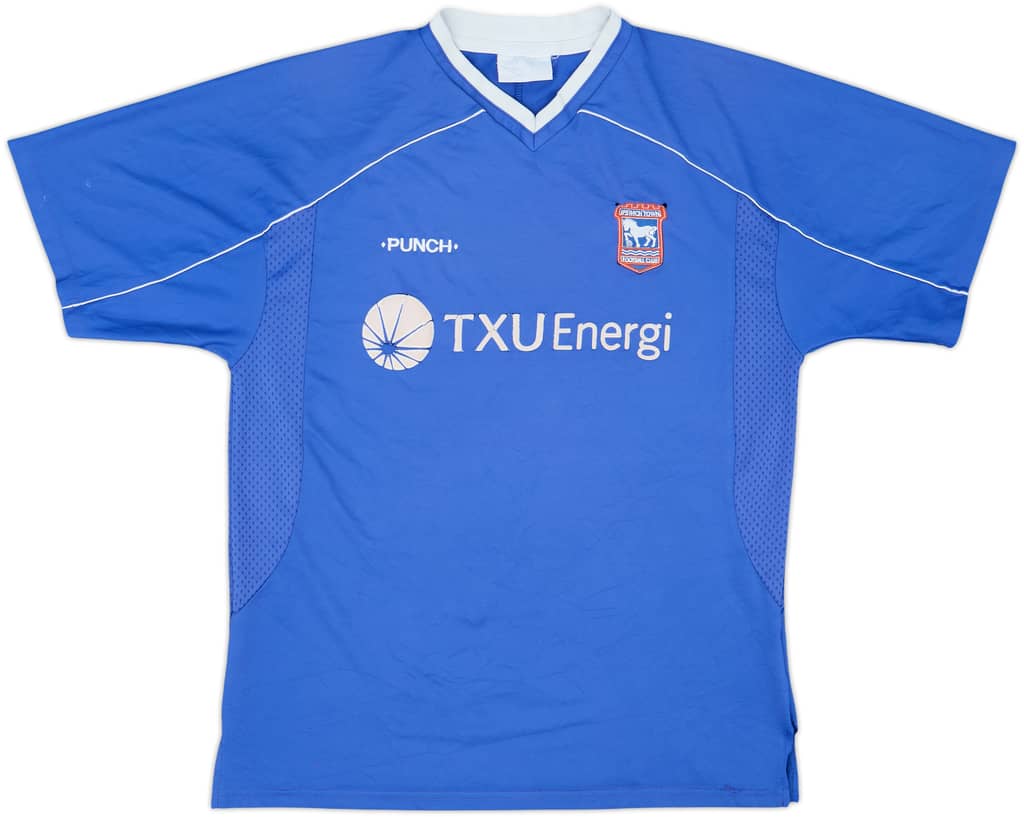 2001-02 Ipswich Home Shirt - 4/10 - (L)