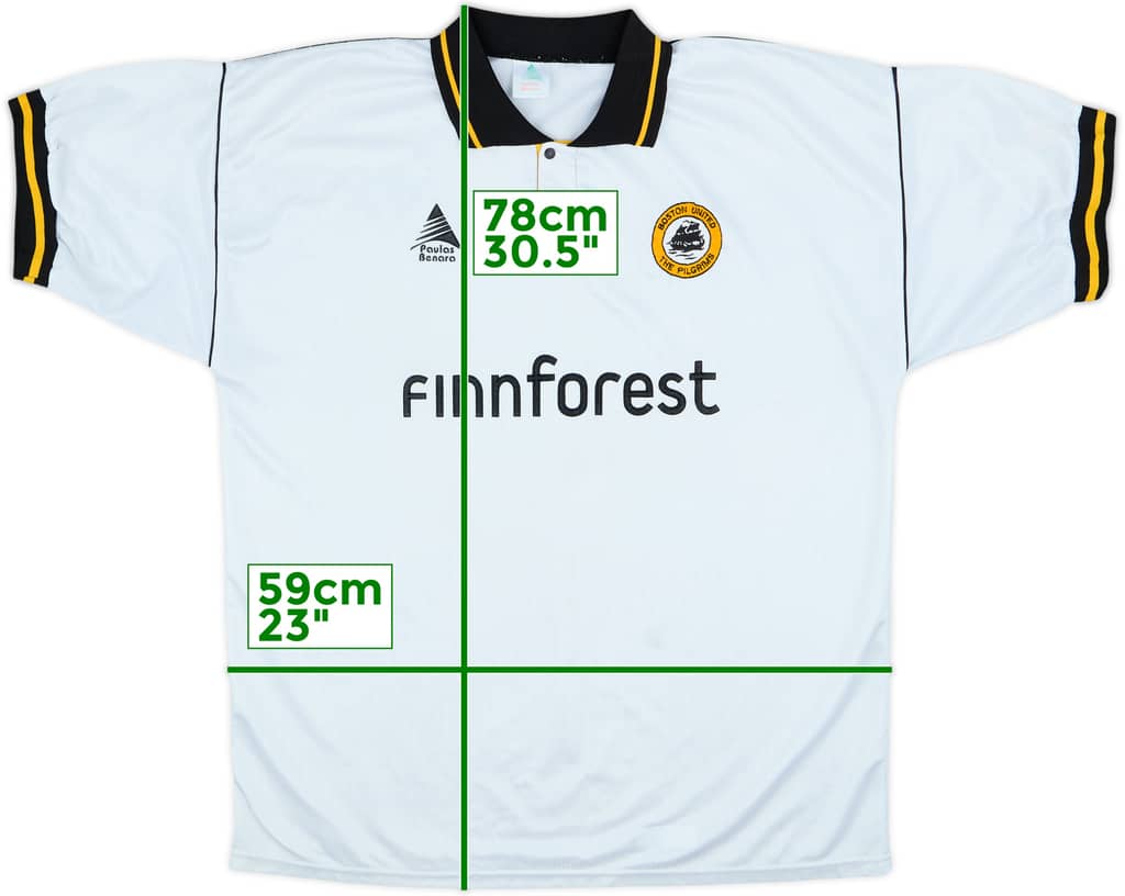 Camiseta de visitante del Boston United 2001-03 - 8/10 - (XL)