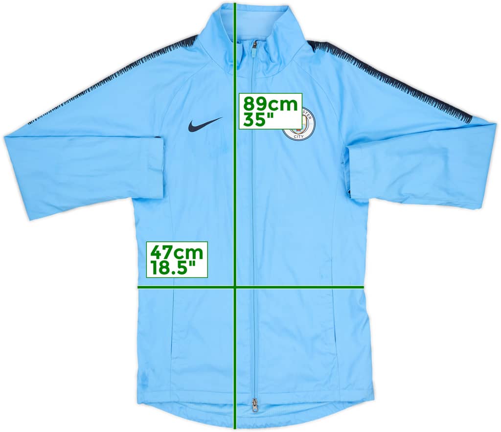 2018-19 Manchester City Nike Track Jacket - 7/10 - (S)