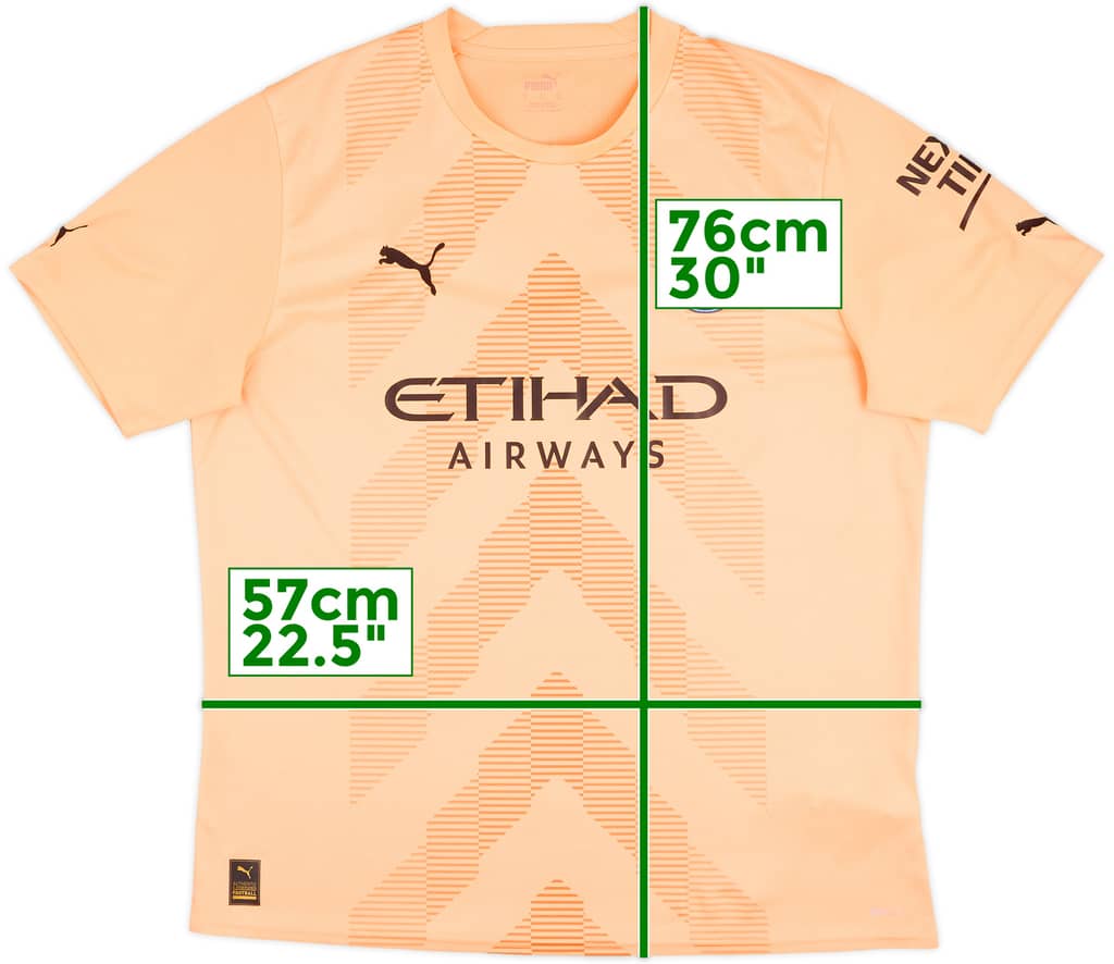 2022-23 Manchester City GK S/S Shirt - 10/10 - (XL)