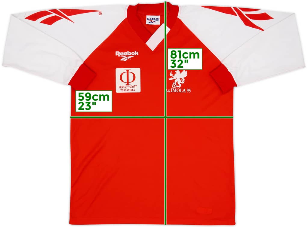 1990s Reebok Template L/S Shirt - 5/10 - (XL)