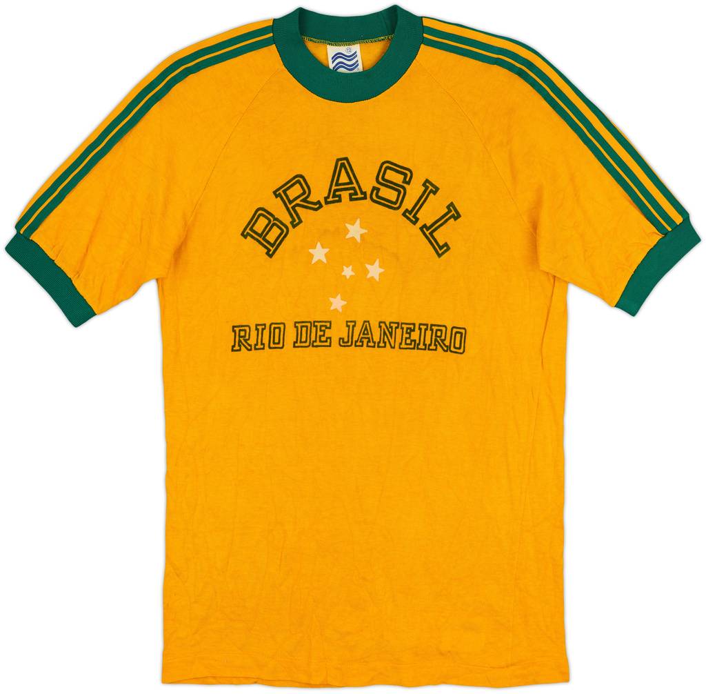 1980s Brazil Penalty Fan Tee - 5/10 - (S)