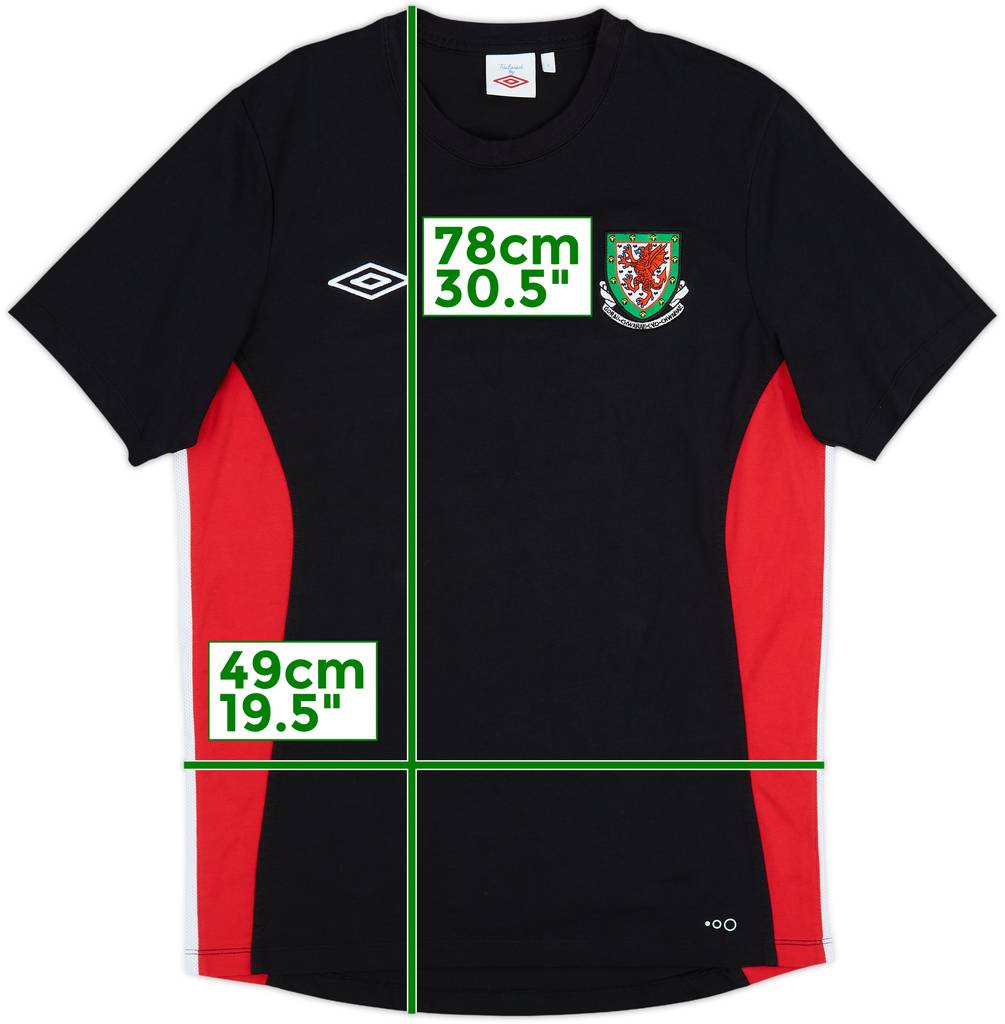 2010-11 Wales Umbro Cotton Tee - 9/10 - (L)