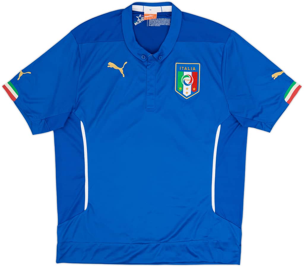2014-15 Italy Home Shirt - 4/10 - (XL)
