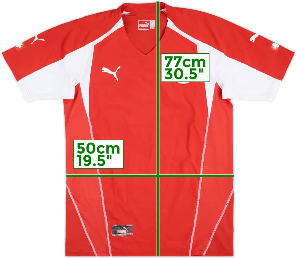 2004-06 Switzerland Home Shirt - 7/10 - (L)