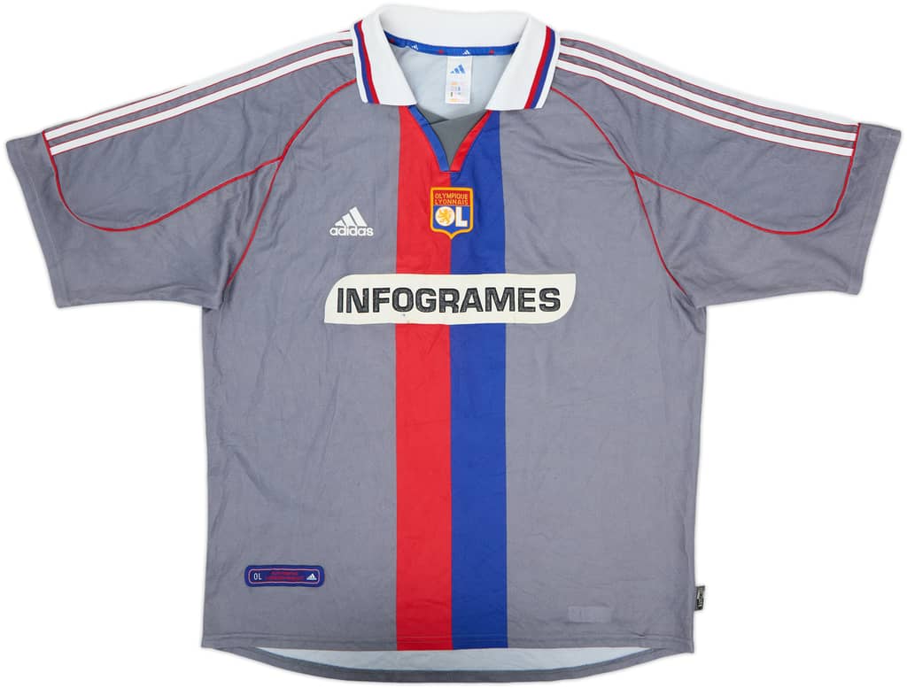 2000-01 Lyon Away Shirt - 8/10 - (XL)
