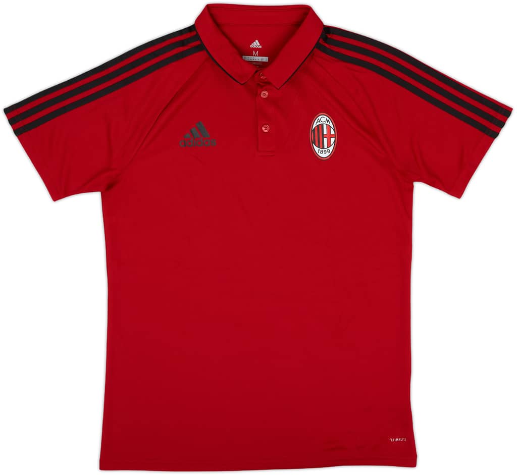 2017-18 AC Milan adidas Polo Shirt - 10/10 - (M)