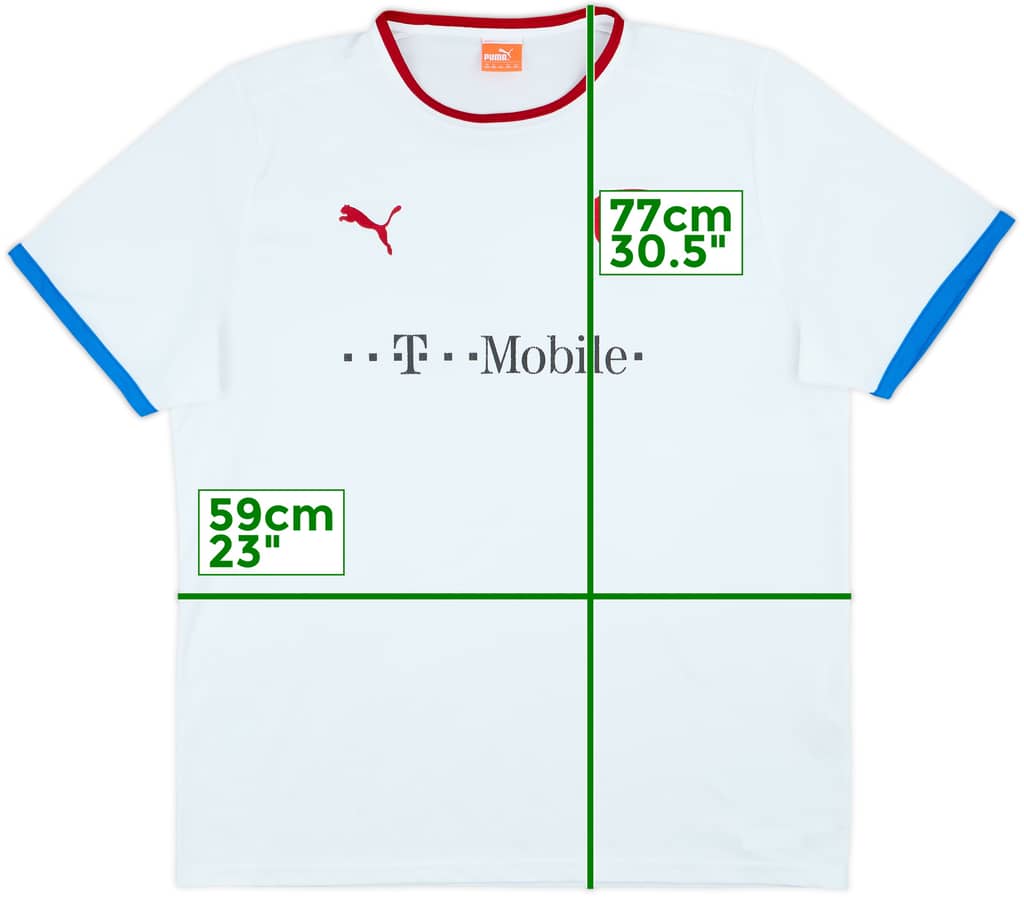 2012 Czech Republic Basic Away Shirt - 7/10 - (XXL)