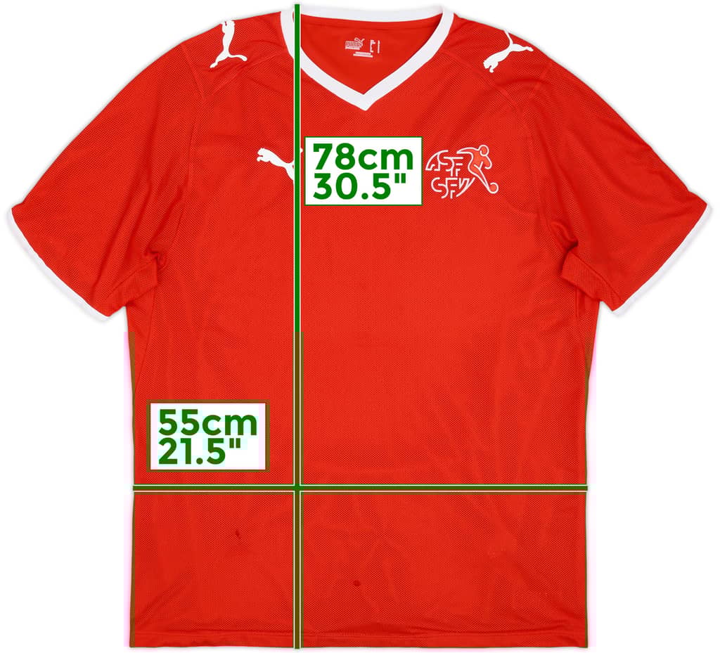 2008-10 Switzerland Home Shirt - 5/10 - (L)