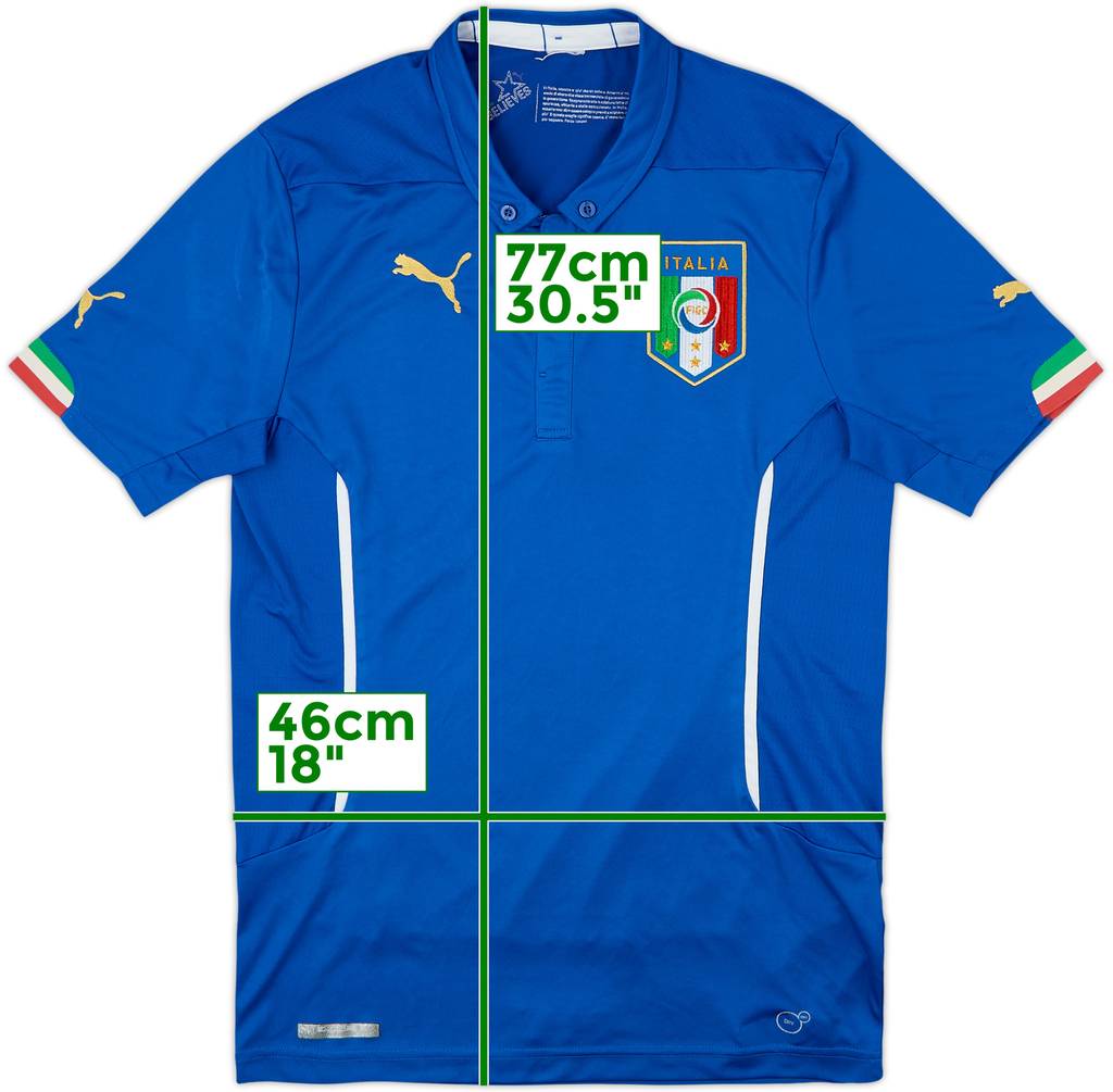 2014-15 Italy Camiseta Local - 8/10 - (S)