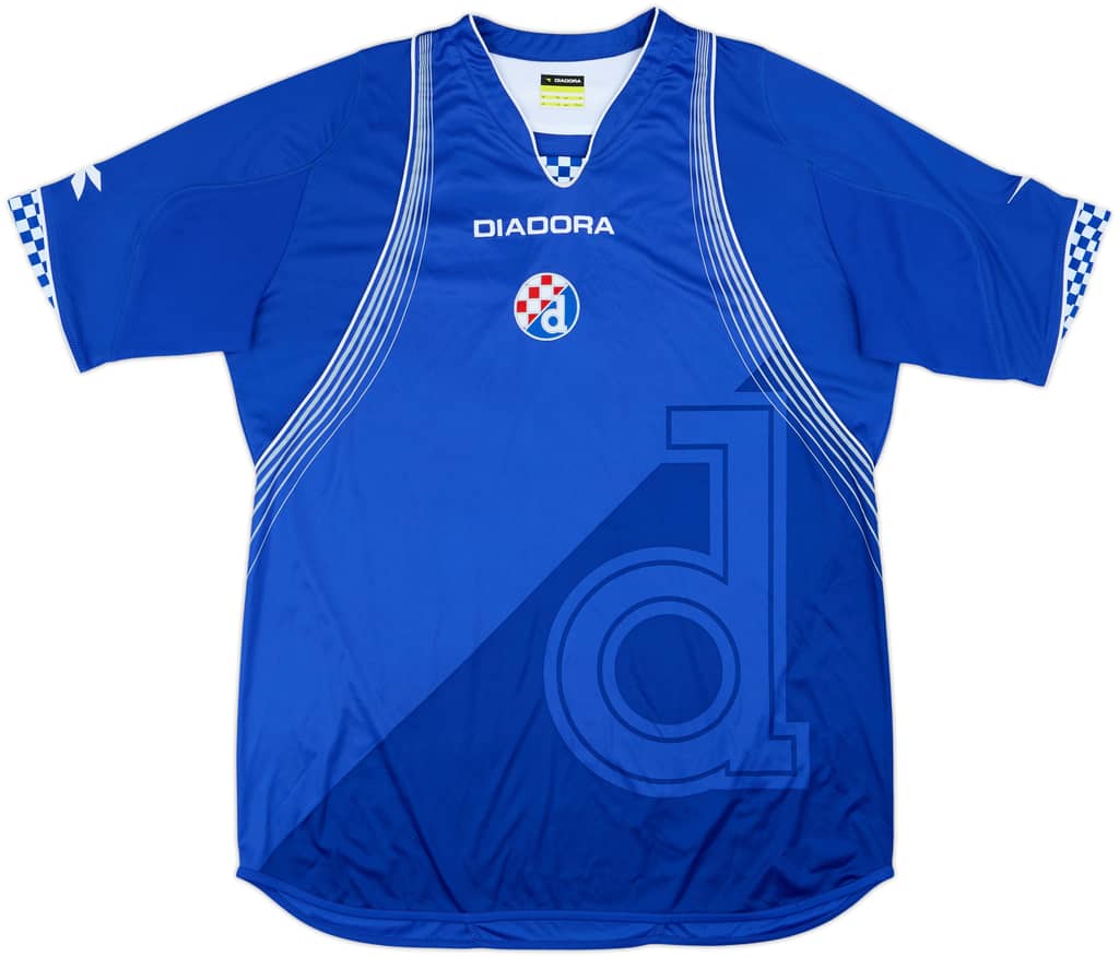 Camiseta de local europea del NK Dinamo Zagreb 2007-08 - 9/10 - (XL)