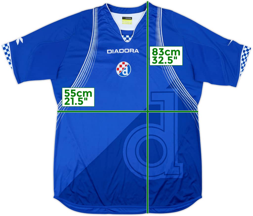 Camiseta de local europea del NK Dinamo Zagreb 2007-08 - 9/10 - (XL)