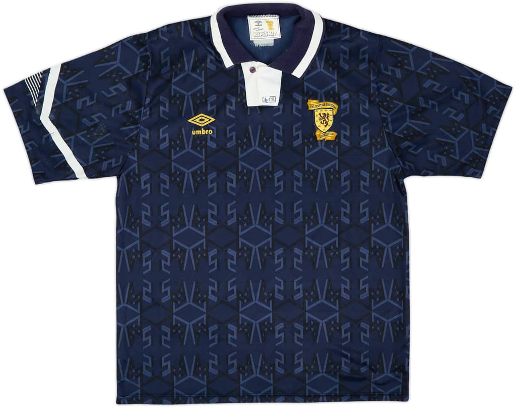 1991-94 Scotland Home Shirt - 8/10 - (L)