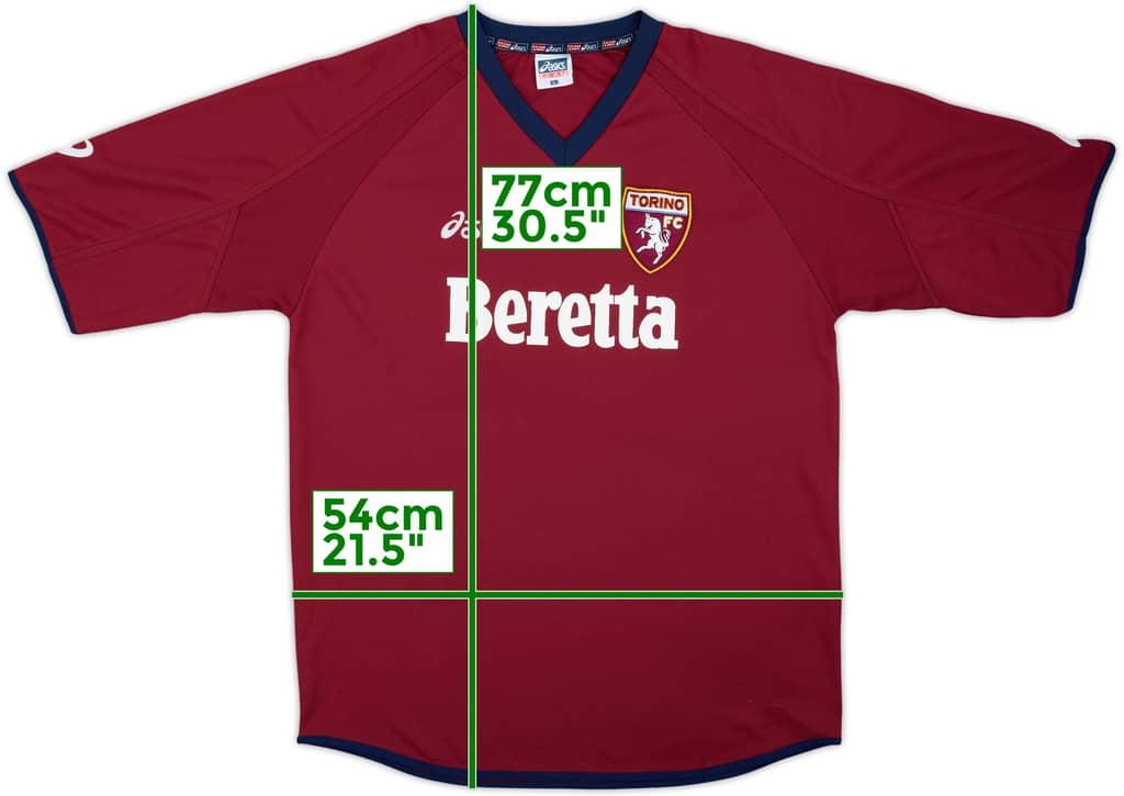 2003-04 Torino Asics Training Shirt - 8/10 - (L)