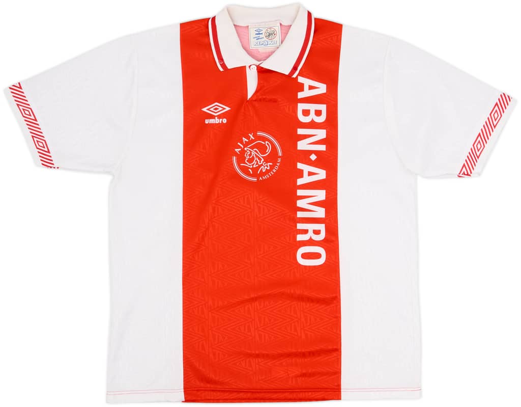 Camiseta de local de Ajax 1991-93 - 8/10 - (L)