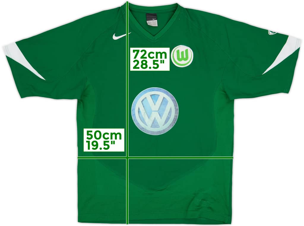 Camiseta de local del Wolfsburg 2005-06 - 5/10 - (M)