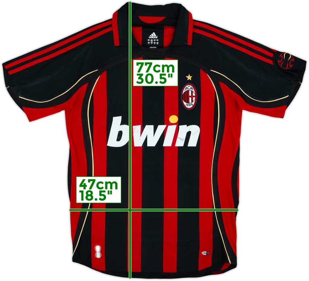 2006-07 AC Milan Home Shirt - 5/10 - (S)