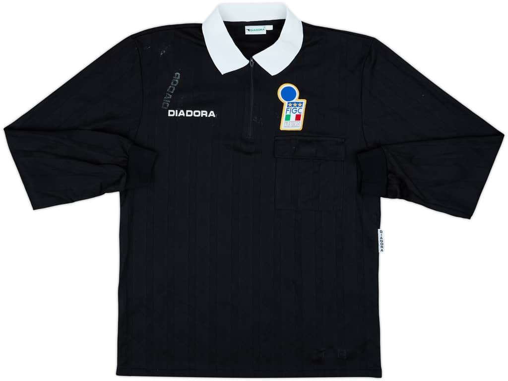 1990s Italy FIGC Diadora Referee L/S Shirt - 6/10 - (L)