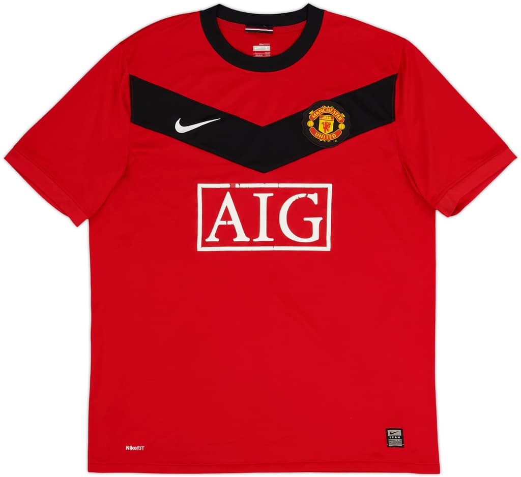 2009-10 Manchester United Home Shirt - 5/10 - (L)