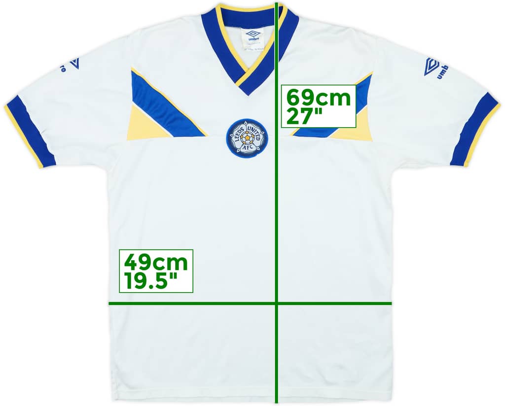 Camiseta de local del Leeds United 1986-87 - 9/10 - (M)