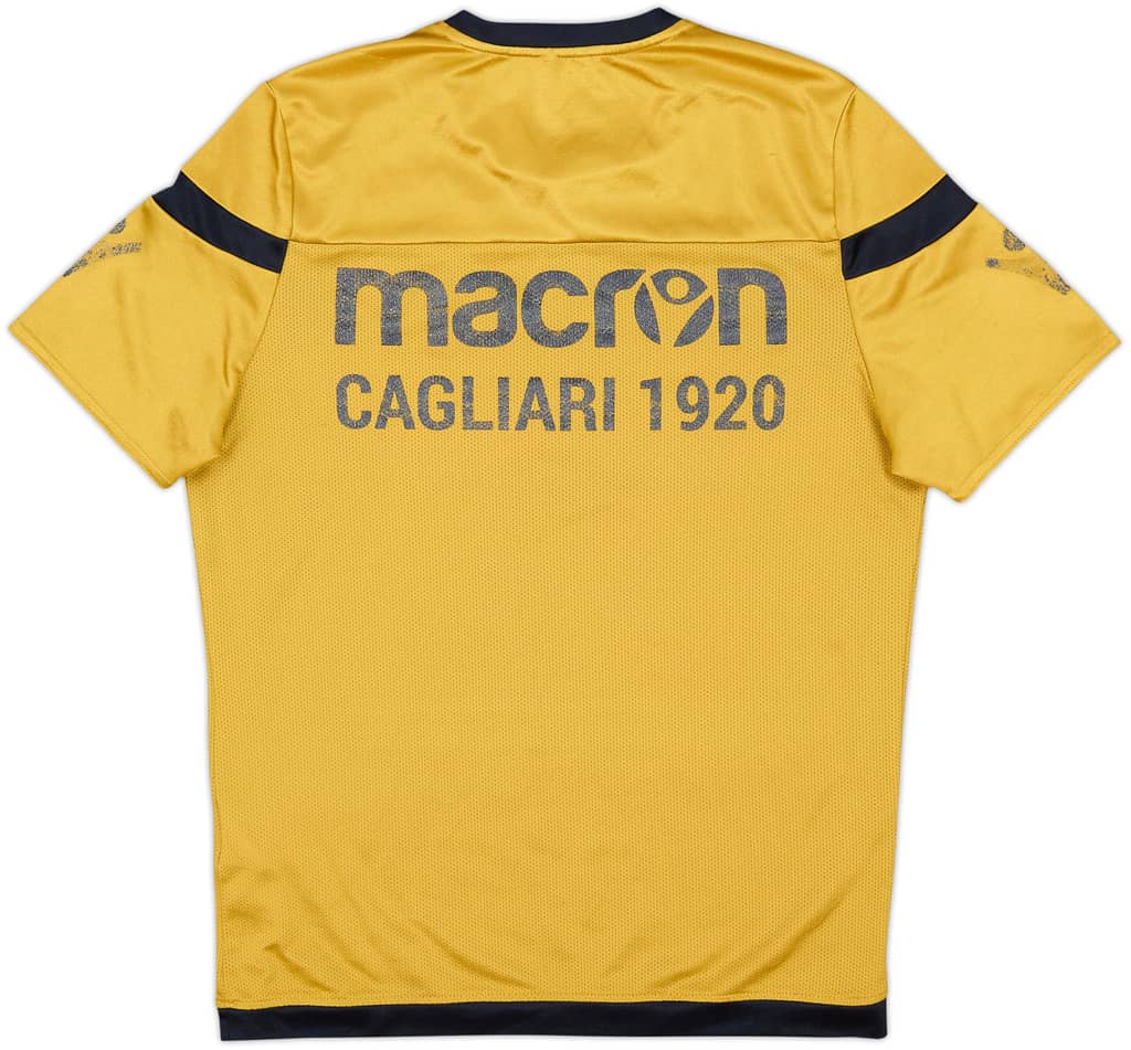 2018-19 Cagliari Macron Training Shirt - 5/10 - (S)