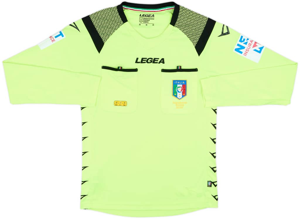 2019-20 Italy Legea Referee L/S Shirt - 8/10 - (M)