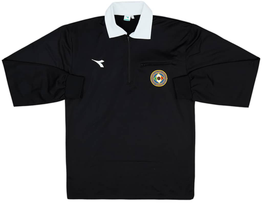 1990s Italy FIGC Diadora Referee L/S Shirt - 8/10 - (L)