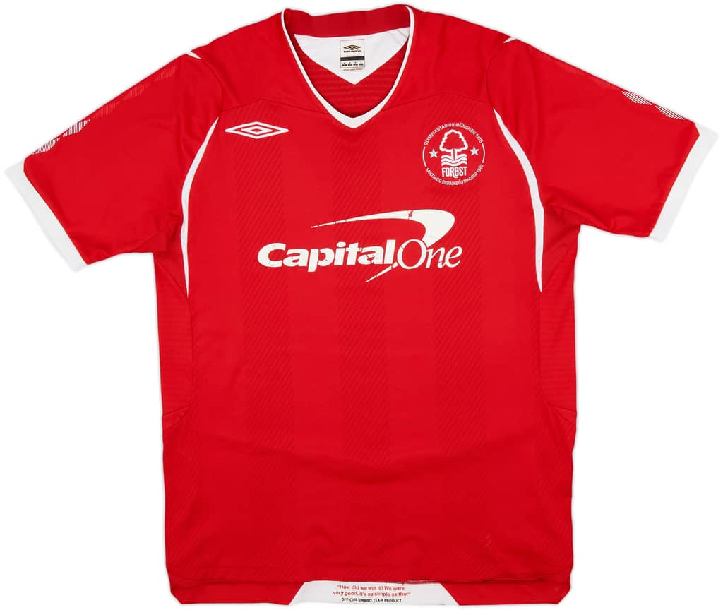 2008-09 Nottingham Forest Home Shirt Clough #1 - 5/10 - (M)
