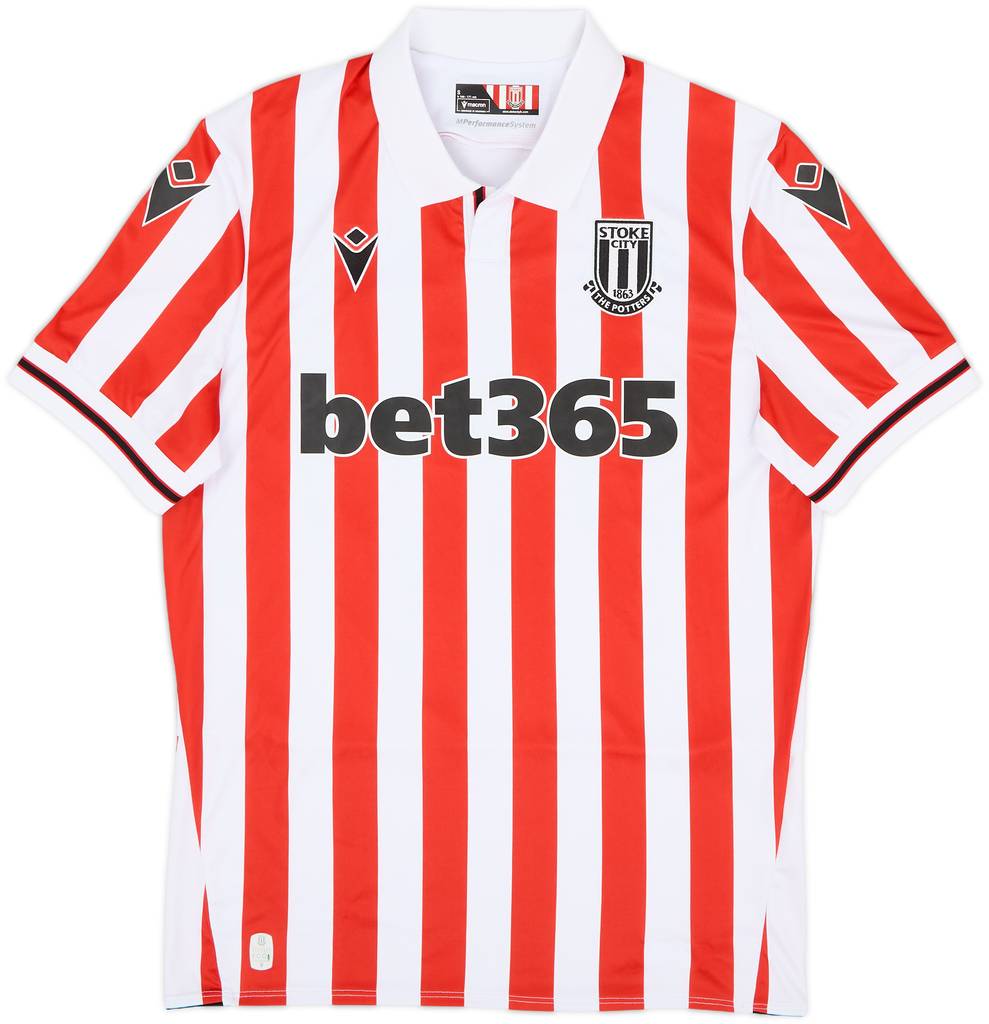 2023-24 Stoke City Home Shirt - 8/10 - (S)