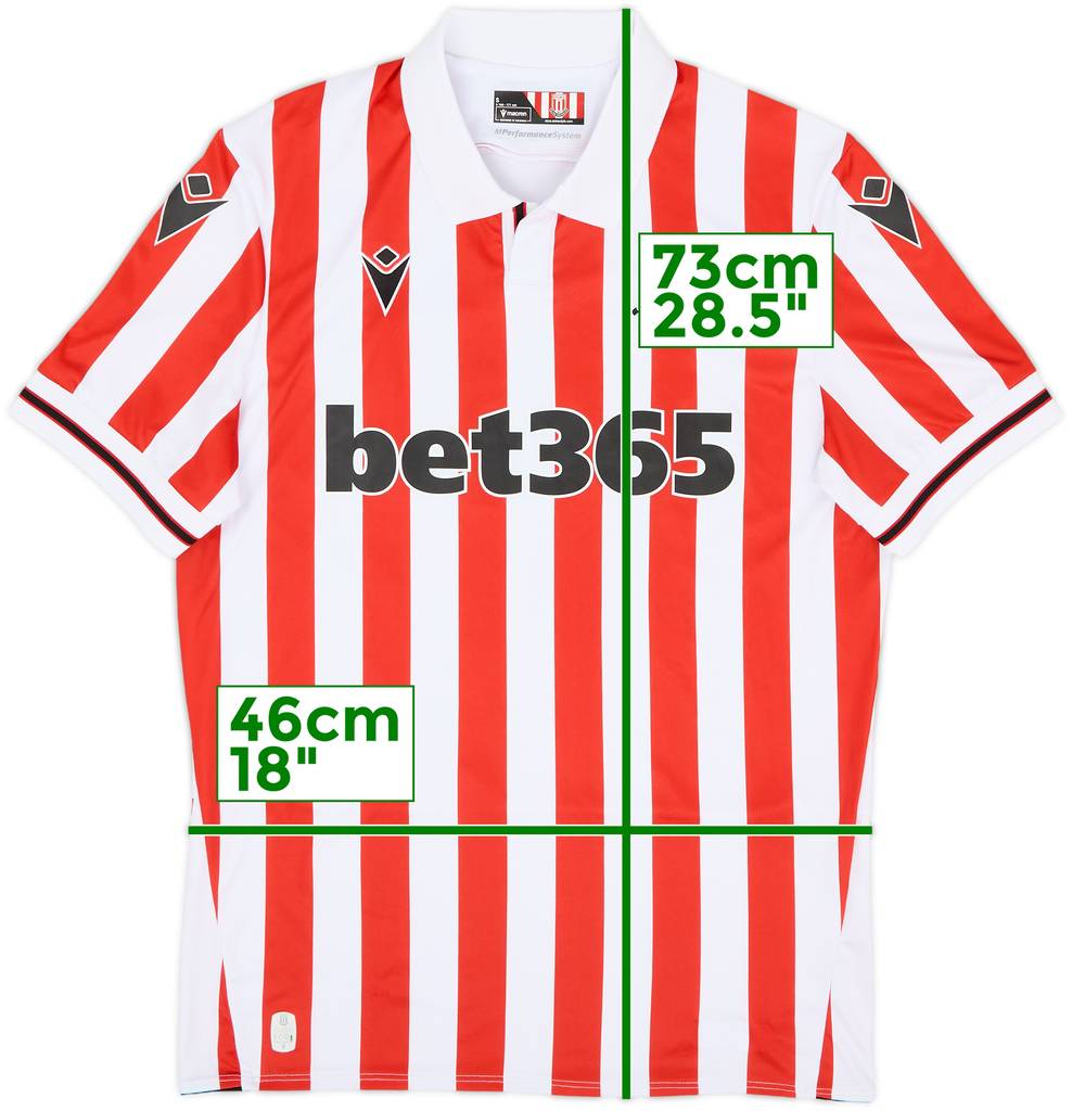 2023-24 Stoke City Home Shirt - 8/10 - (S)