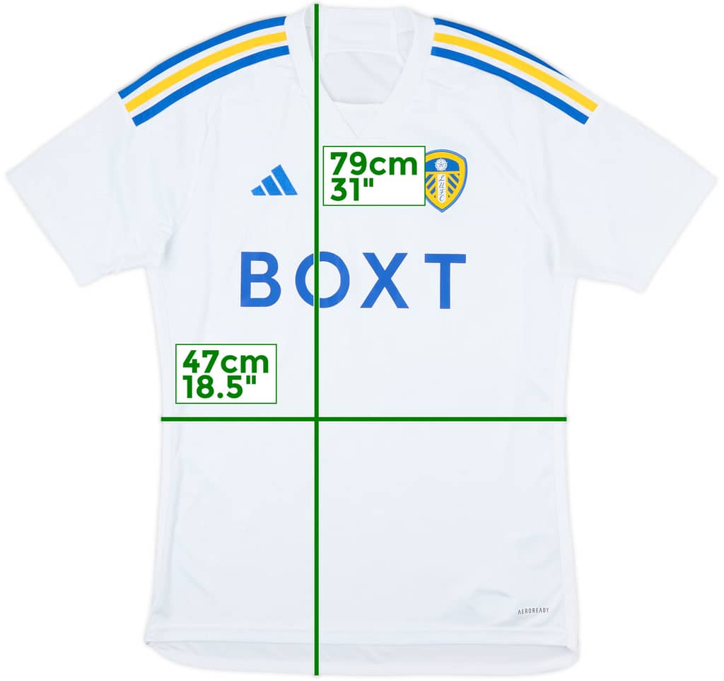 2023-24 Leeds United Home Shirt - 10/10 - (M)