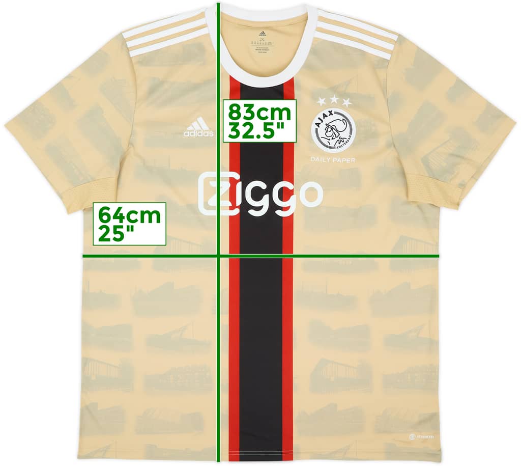 Camiseta de la tercera equipación del Ajax 2022-23 - 10/10 - (XXL)