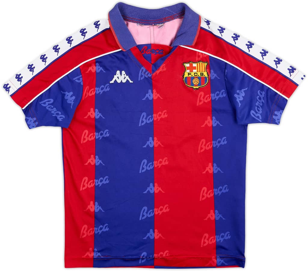 1992-95 Barcelona Home Shirt - 8/10 - (S.Boys)