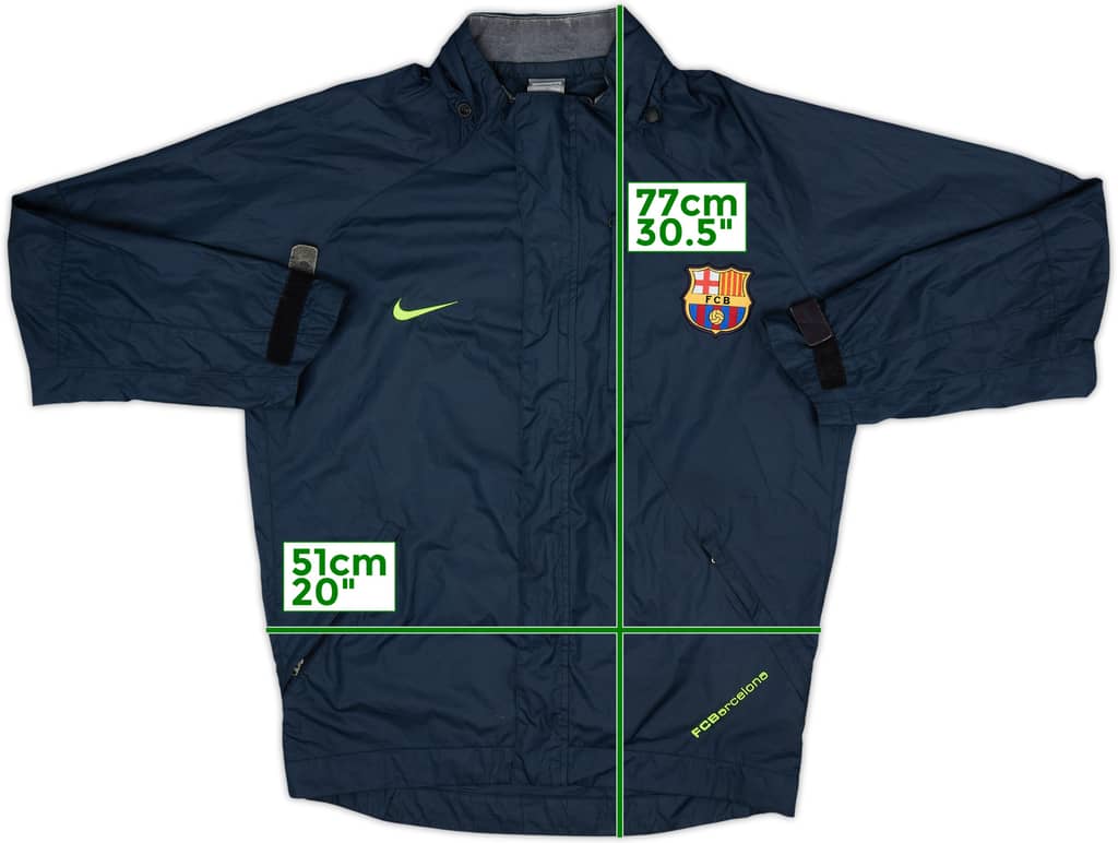 2007-08 Barcelona Nike Rain Jacket - 8/10 - (M)