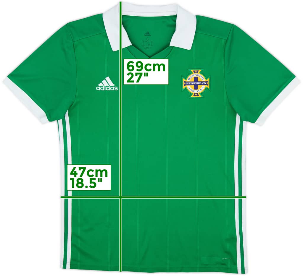 2018-19 Northern Ireland Home Shirt - 9/10 - (S)