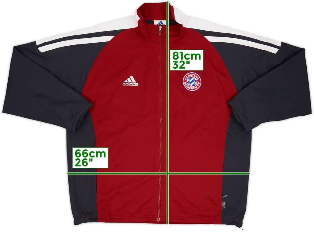 2001-02 Bayern Munich adidas Track Jacket - 8/10 - (XL)