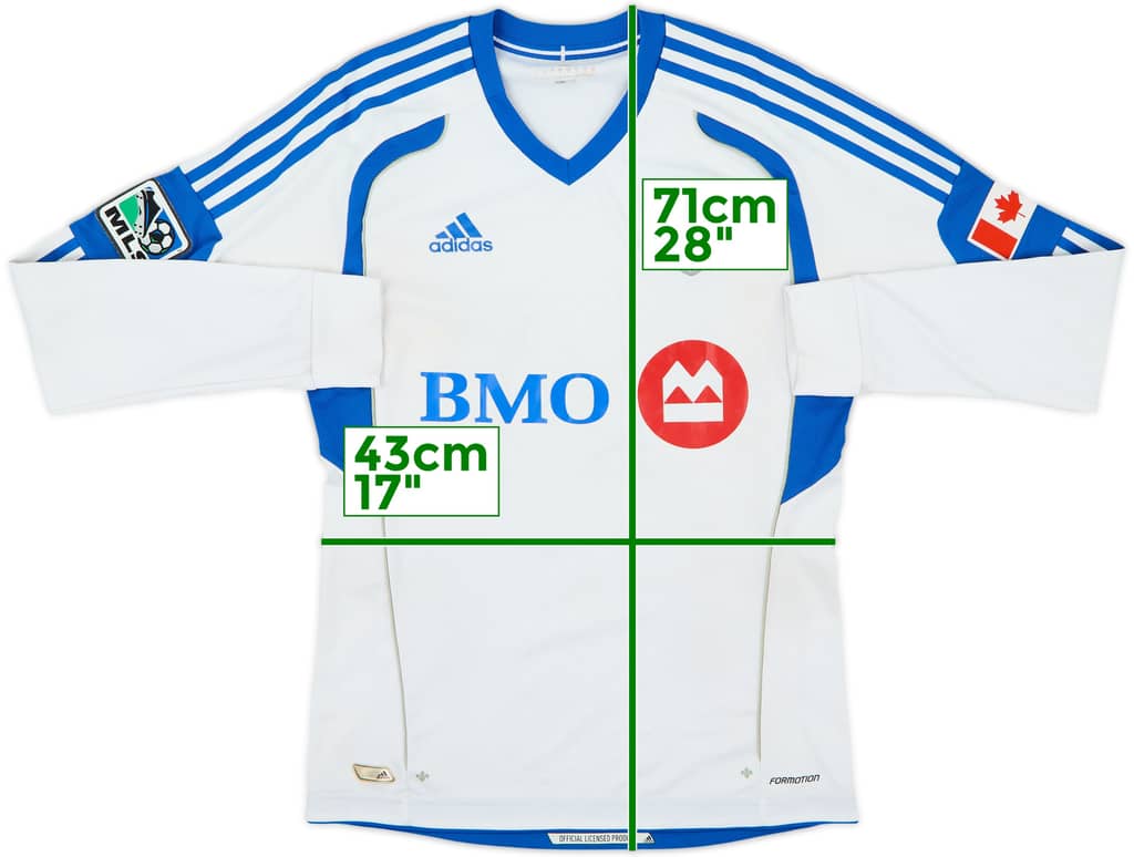 2012 Montreal Impact Authentic Away L/S Shirt - 5/10 - (M)