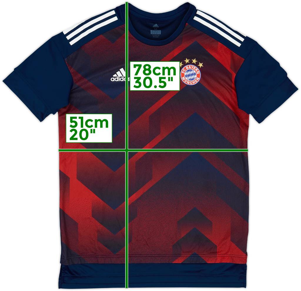 2017-18 Bayern Munich adidas Training Shirt - 9/10 - (M)