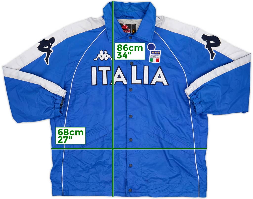 1999-00 Italy Kappa Coach Jacket - 8/10 - (XL)