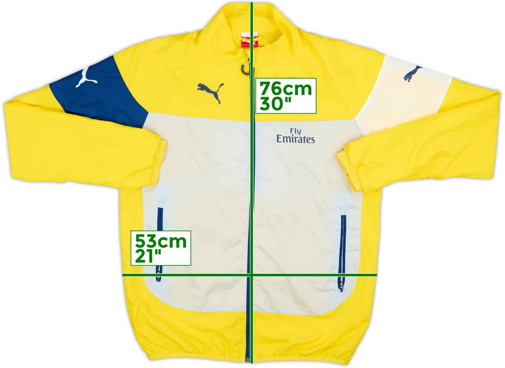 2014-15 Arsenal Puma Track Jacket - 8/10 - (M)
