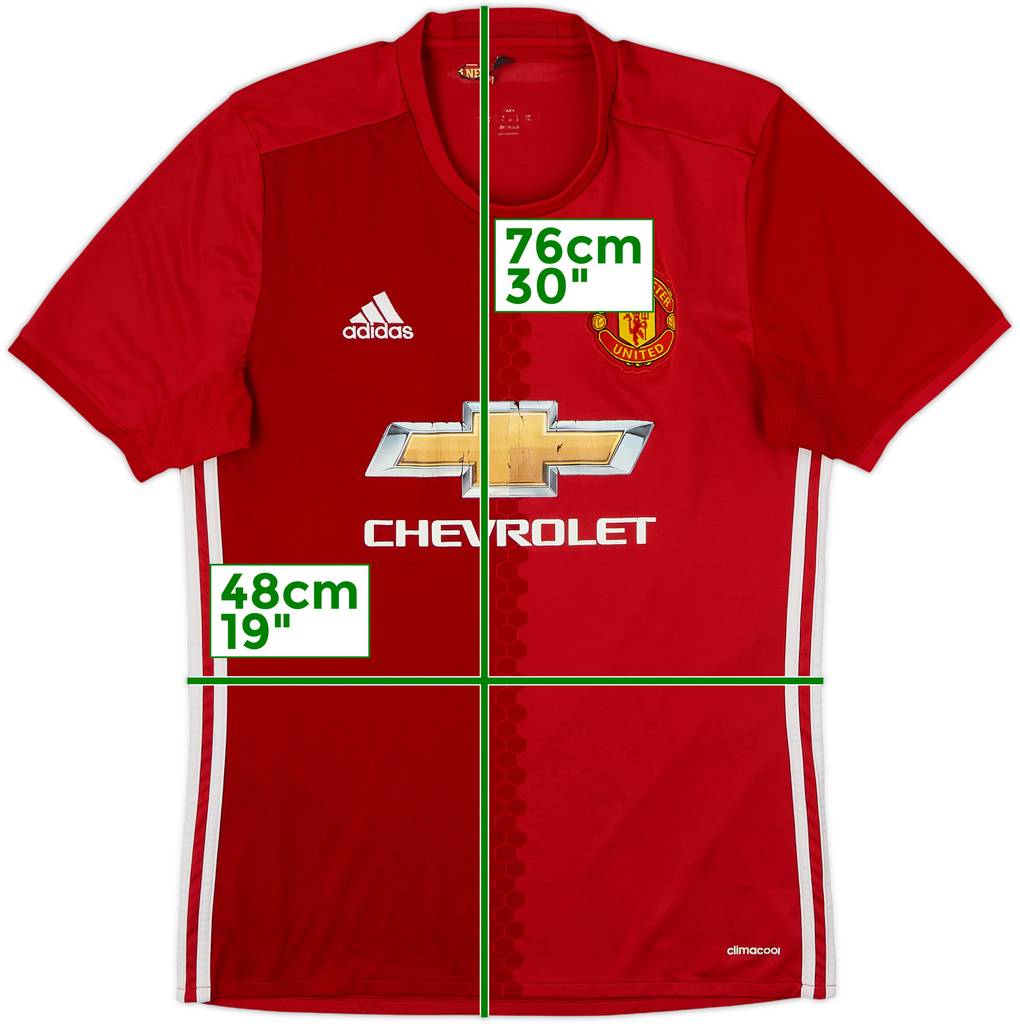 2016-17 Manchester United Camiseta Local - 5/10 - (M)