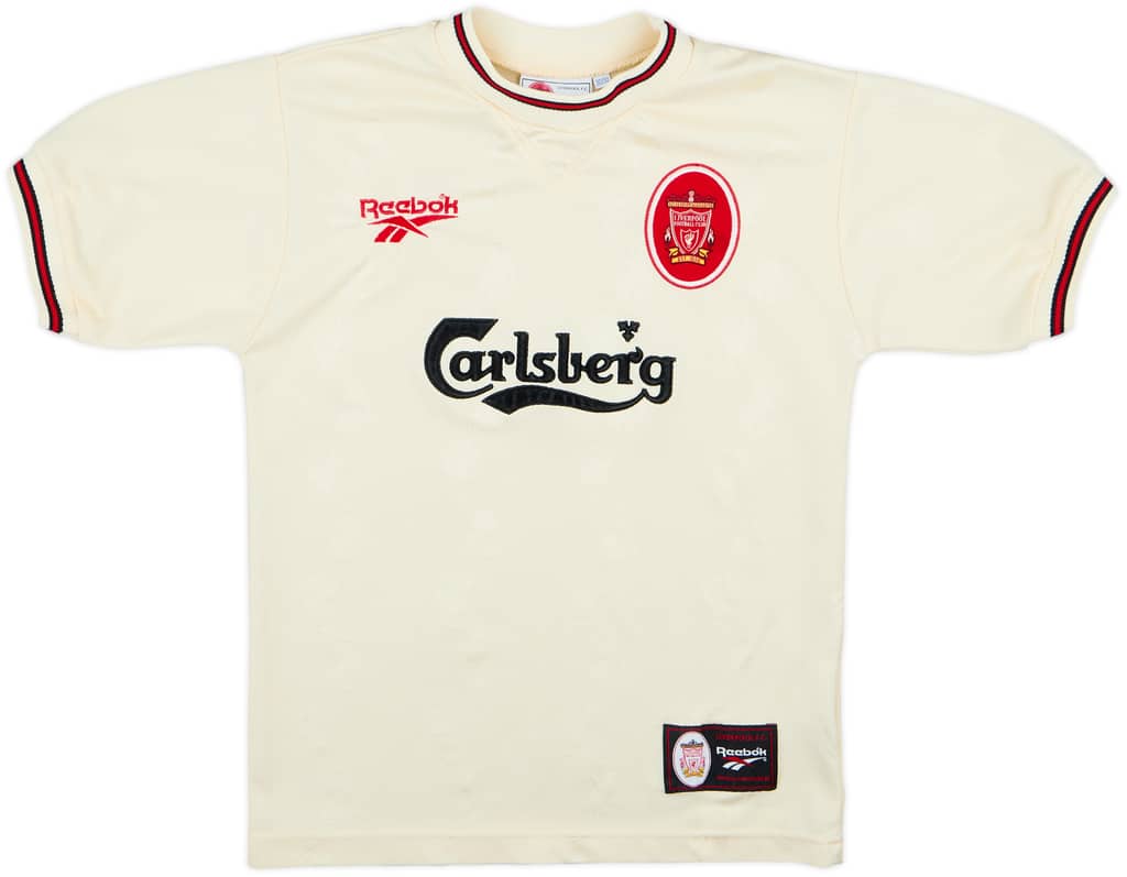 1996-97 Liverpool Away Shirt - 8/10 - (M.Boys)