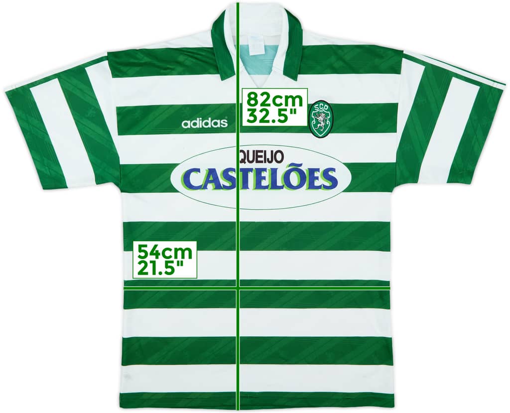 Camiseta de local del Sporting CP 1994-95 - 7/10 - (XL)