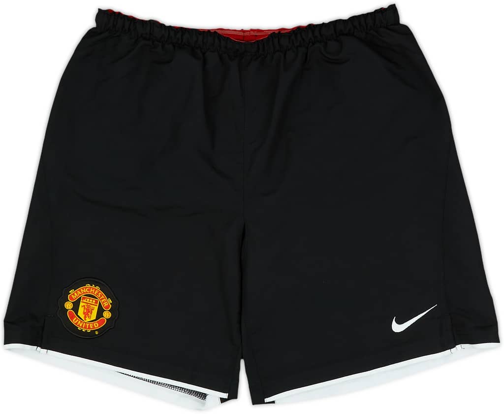 Shorts de visitante del Manchester United 2007-08 - 10/10 - (S)