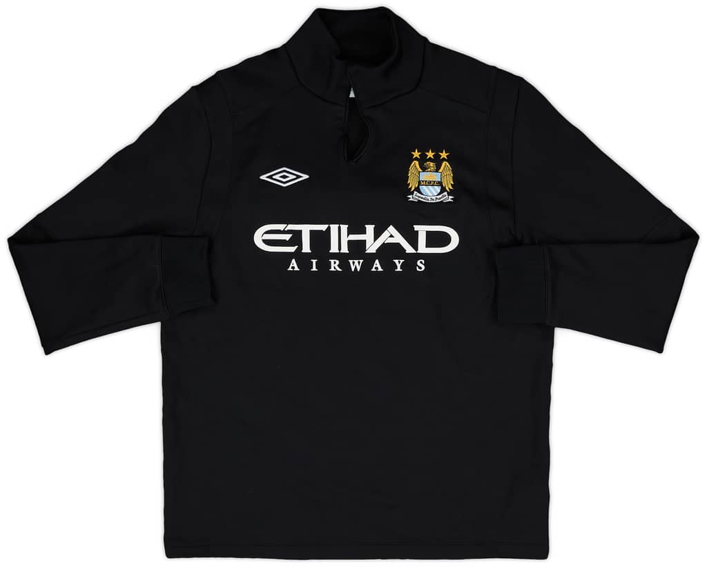 2010-11 Manchester City Umbro 1/4 Zip Drill Top - 5/10 - (L)