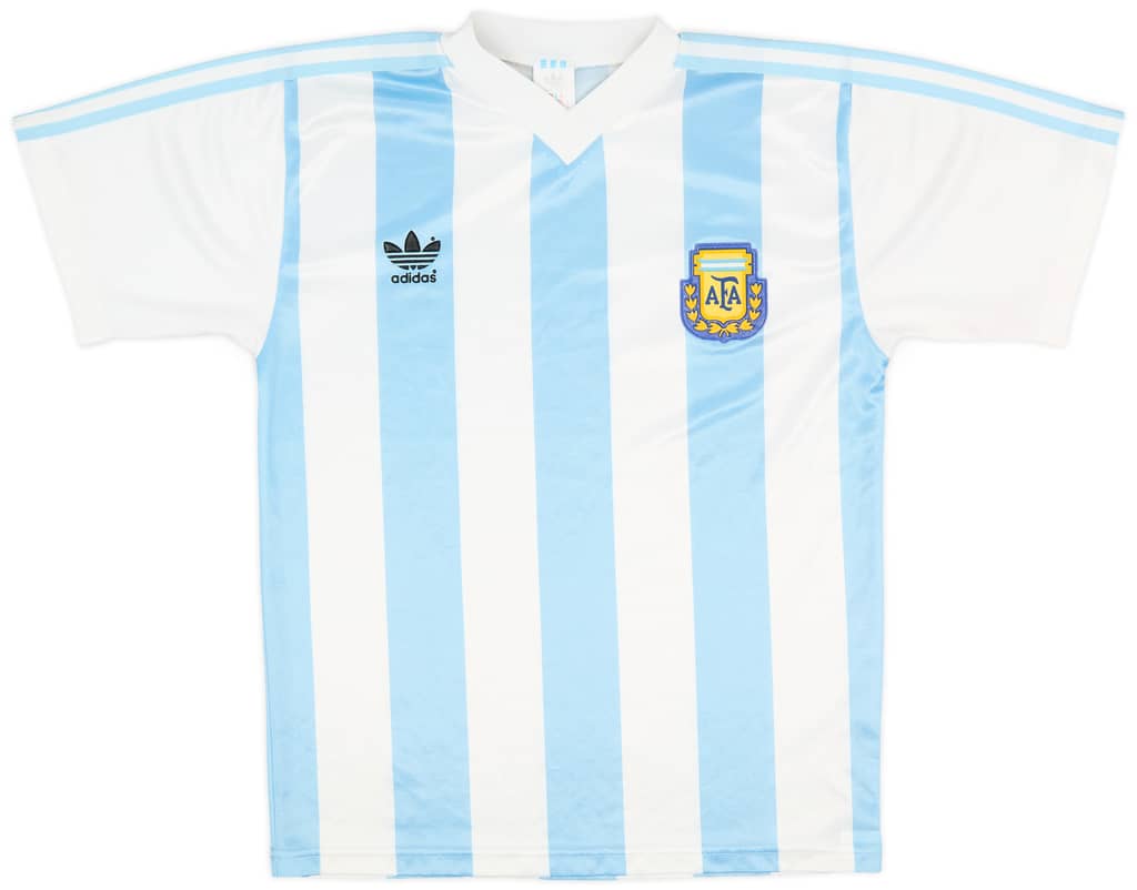 1990-91 Argentina Home Shirt #10 - 9/10 - (S)