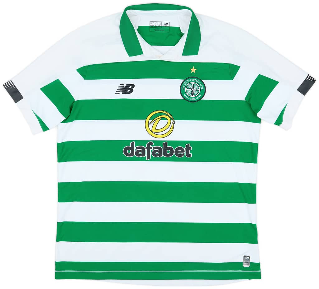 2019-20 Celtic Home Shirt - 8/10 - (XL)