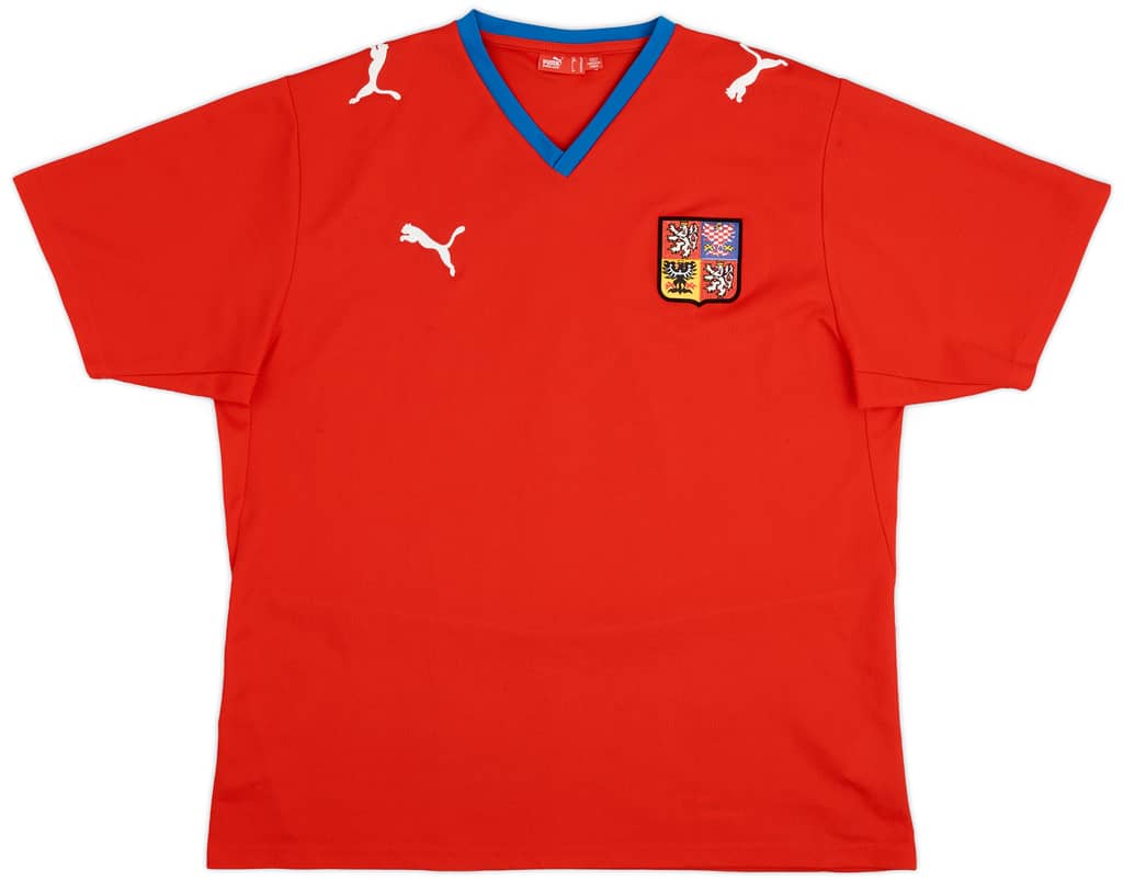 2008-09 Czech Republic Basic Home Shirt - 8/10 - (XL)
