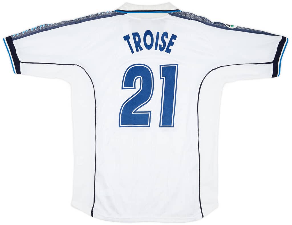 2000-01 Napoli Match Issue Away Shirt Troise #21