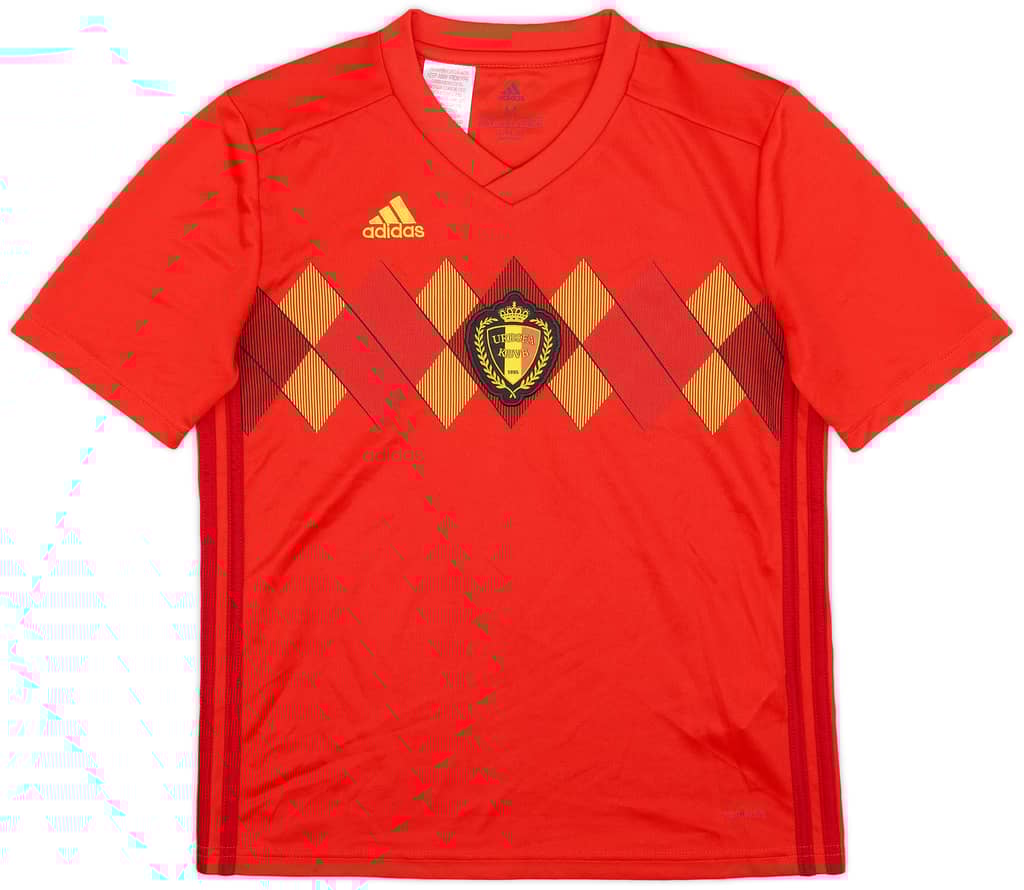 2018-19 Belgium Home Shirt - 9/10 - (M.Boys)